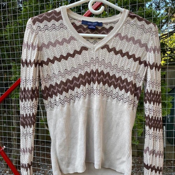 y2k chevron long sleeve - Picture 6 of 6